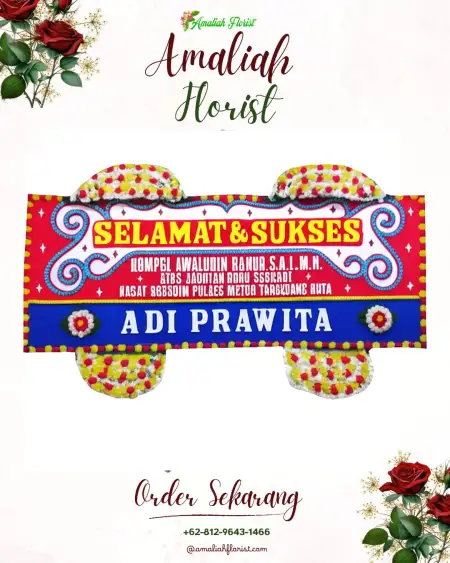 Papan Bunga Ucapan Selamat Tapan