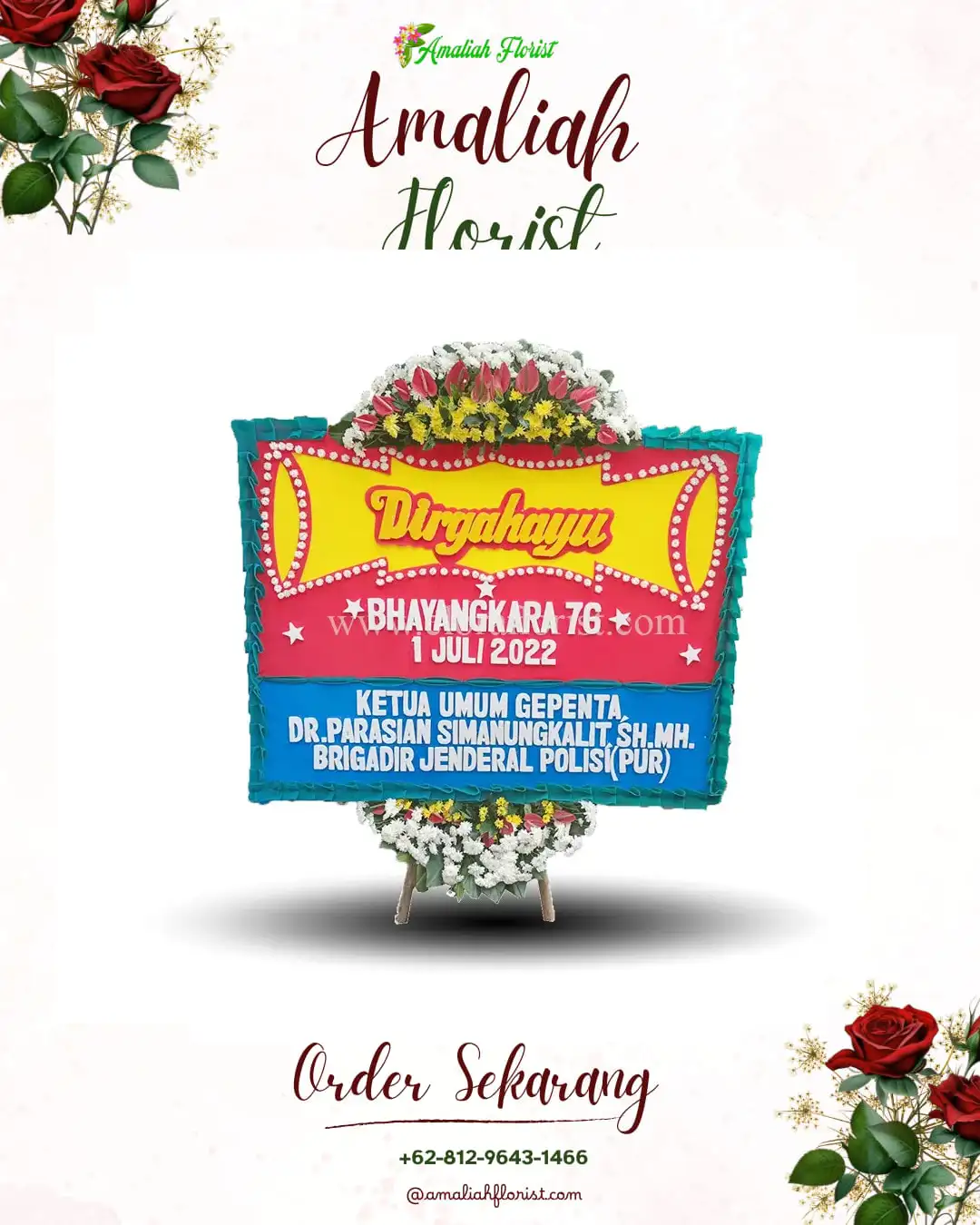 Papan Bunga HUT Ulang Tahun Tapan